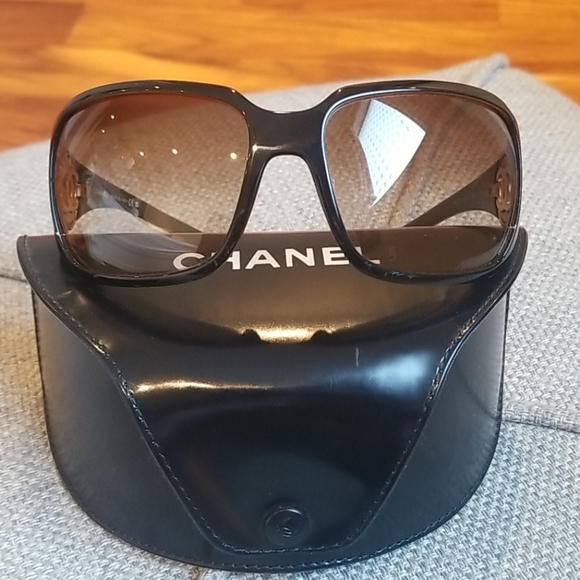 Authentic Chanel wrap sunglasses